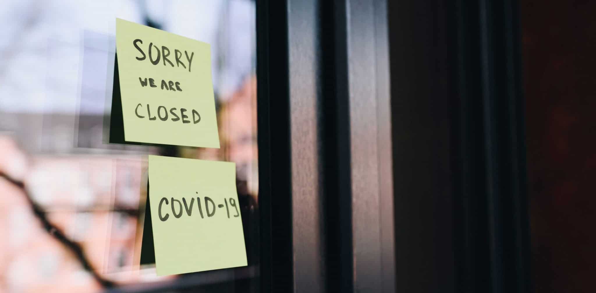 Pof a business closed due to Covid-19